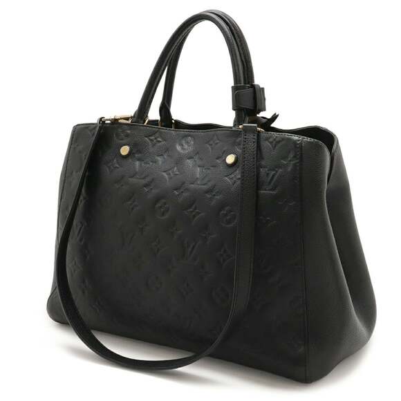 LOUIS VUITTON Monogram Empreinte Montaigne GM Handbag, Tote Bag, Shoulder Noi... - Picture 3 of 10